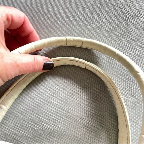 Vintage faux ostrich purse - Picture 4 of 6